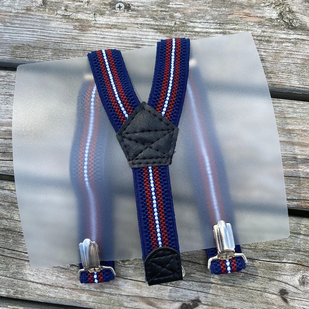 Clip-on Adjustable Elastic Suspenders Y Back Design for Toddlers